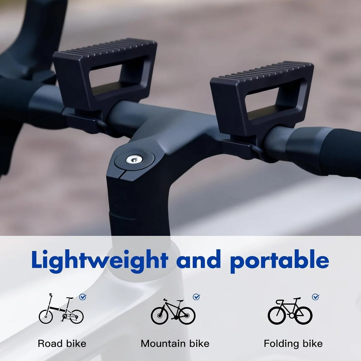 Portable Bike Repair Stand with Quick Release Handlebars Support for Mountain, Road & E-Bikes