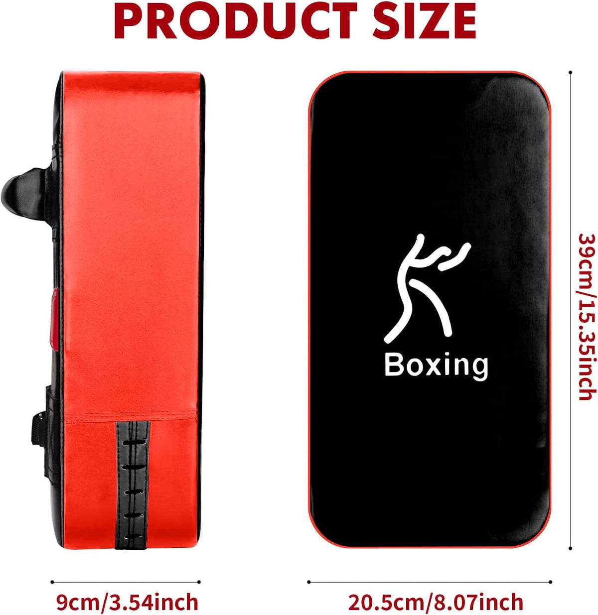 Punching Strike Shield Pad for Boxing, Karate & MMA Training - Adjustable 15.75in x 7.87in