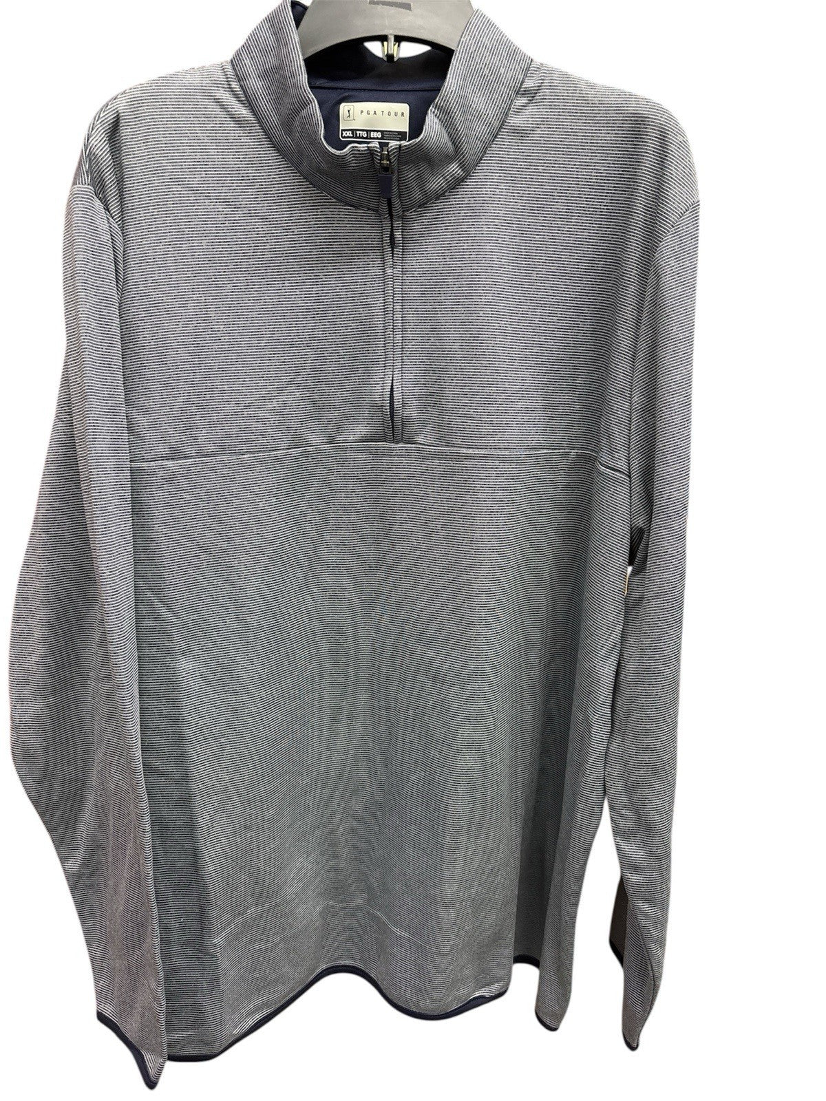 Men's Heather Fleece Quarter Zip Golf Pullover - X-Large
