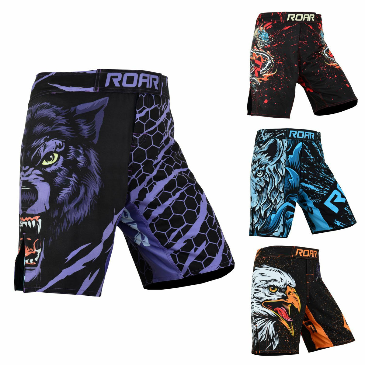Boxing MMA Shorts for Kickboxing Muay Thai & Grappling Men’s Training Shorts