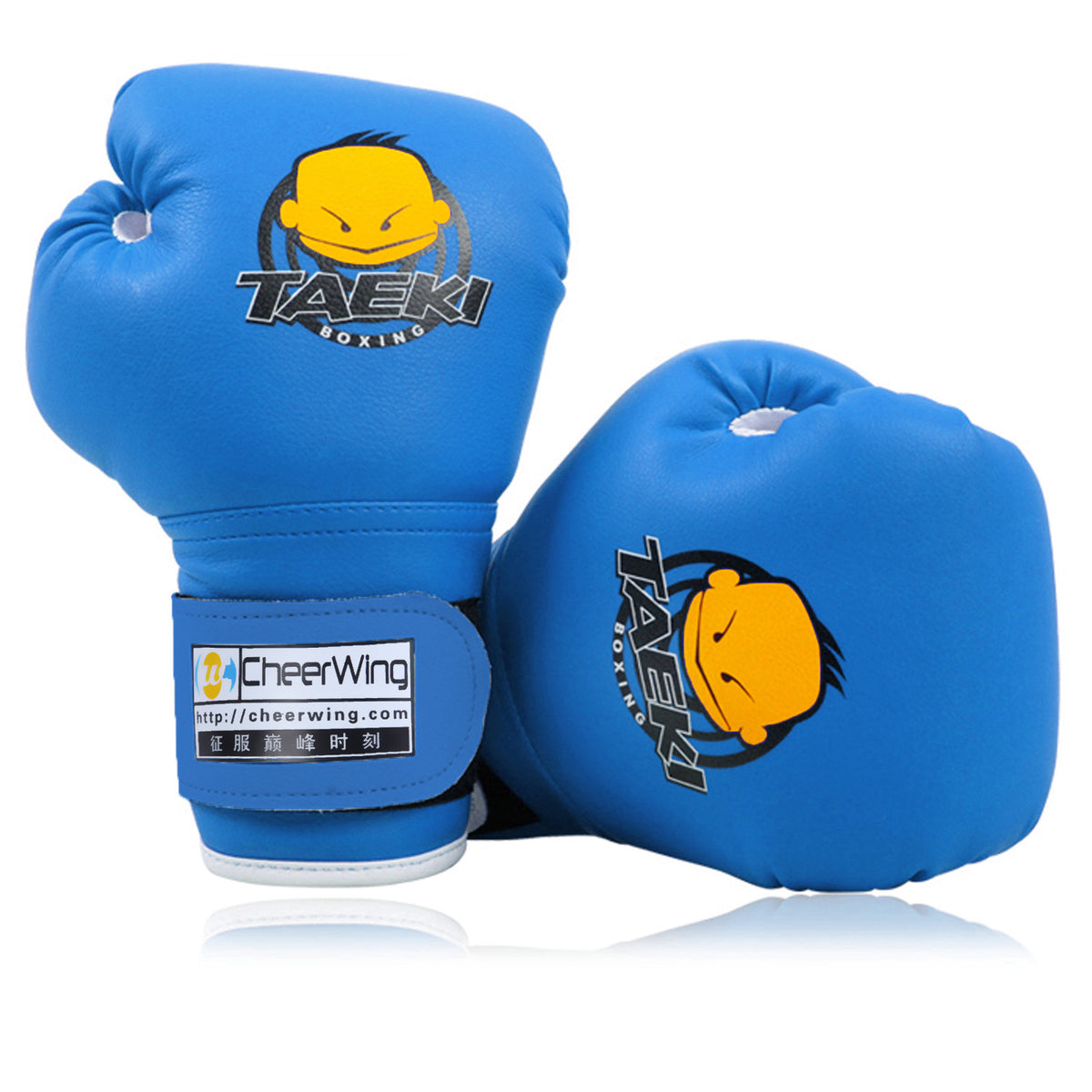 Kids Boxing Gloves 4oz PU Leather Sparring Training MMA Gloves for Children 5-10 Years