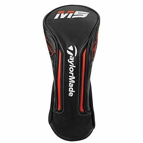 Golf Club Headcover for TaylorMade M5 Hybrid/Rescue Black Red Slip-On New