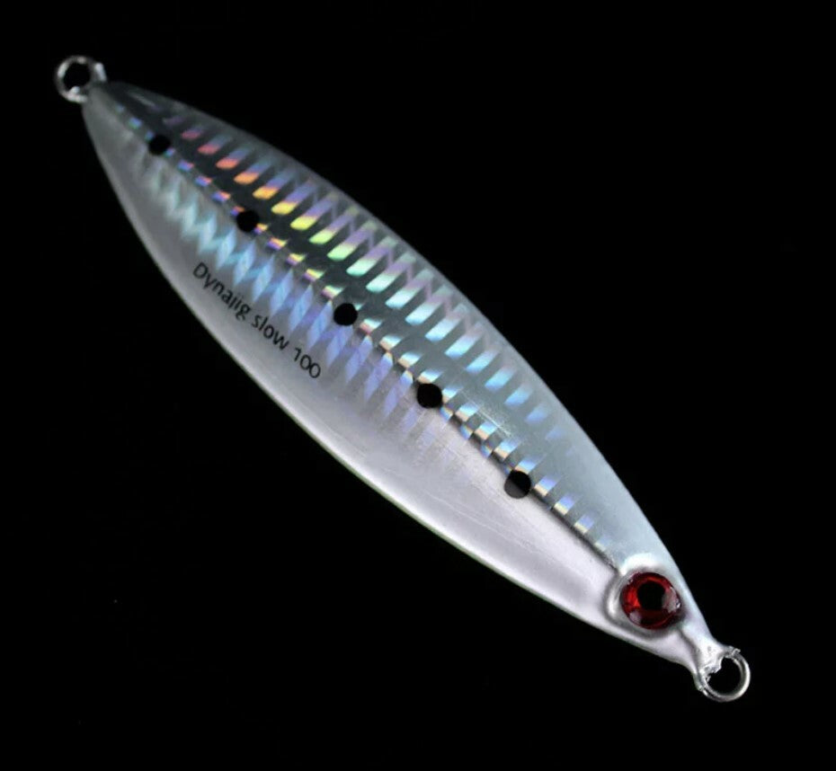Heavy Duty Slow Pitch Jig with Double Assist Hooks - Deep Water Fishing Tackle