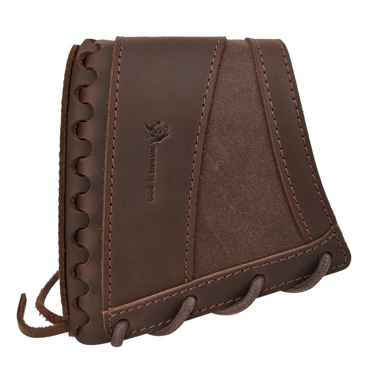 Hunting Rifle & Shotgun Recoil Pad Shoulder Protection Leather & Canvas