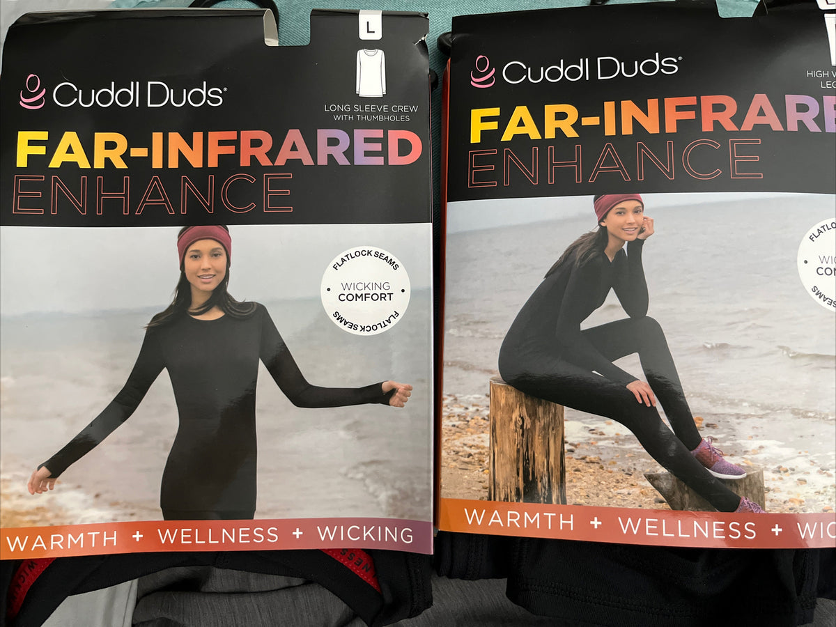 Infrared Long Sleeve Crew with Thumbholes & High Waist Leggings - Med/Large