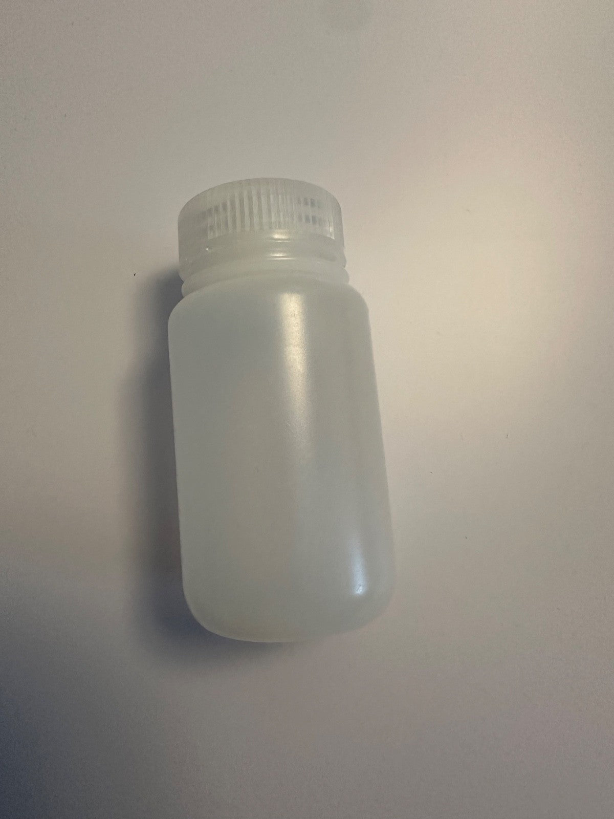 Reusable Plastic Water Storage Bottles - Wide Mouth, 125ml/4oz, Clear, Autoclavable Set
