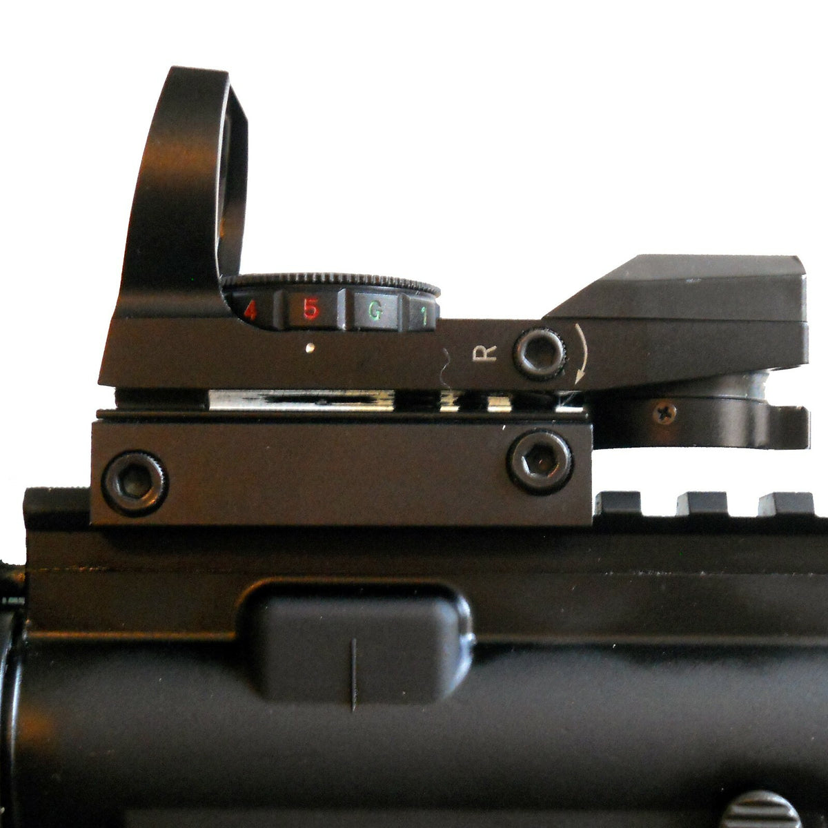 Red Green Dot with 4 Reticle Patterns for 20mm Rails – Tactical Scope