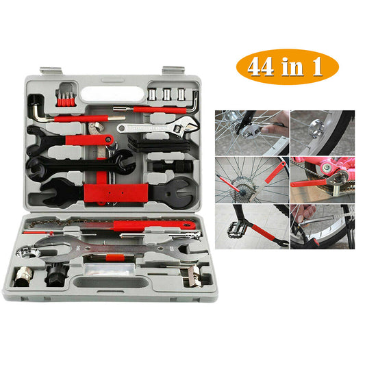 44-Piece Bicycle Repair Tool Kit | Bike Maintenance & Cycling Tools Set
