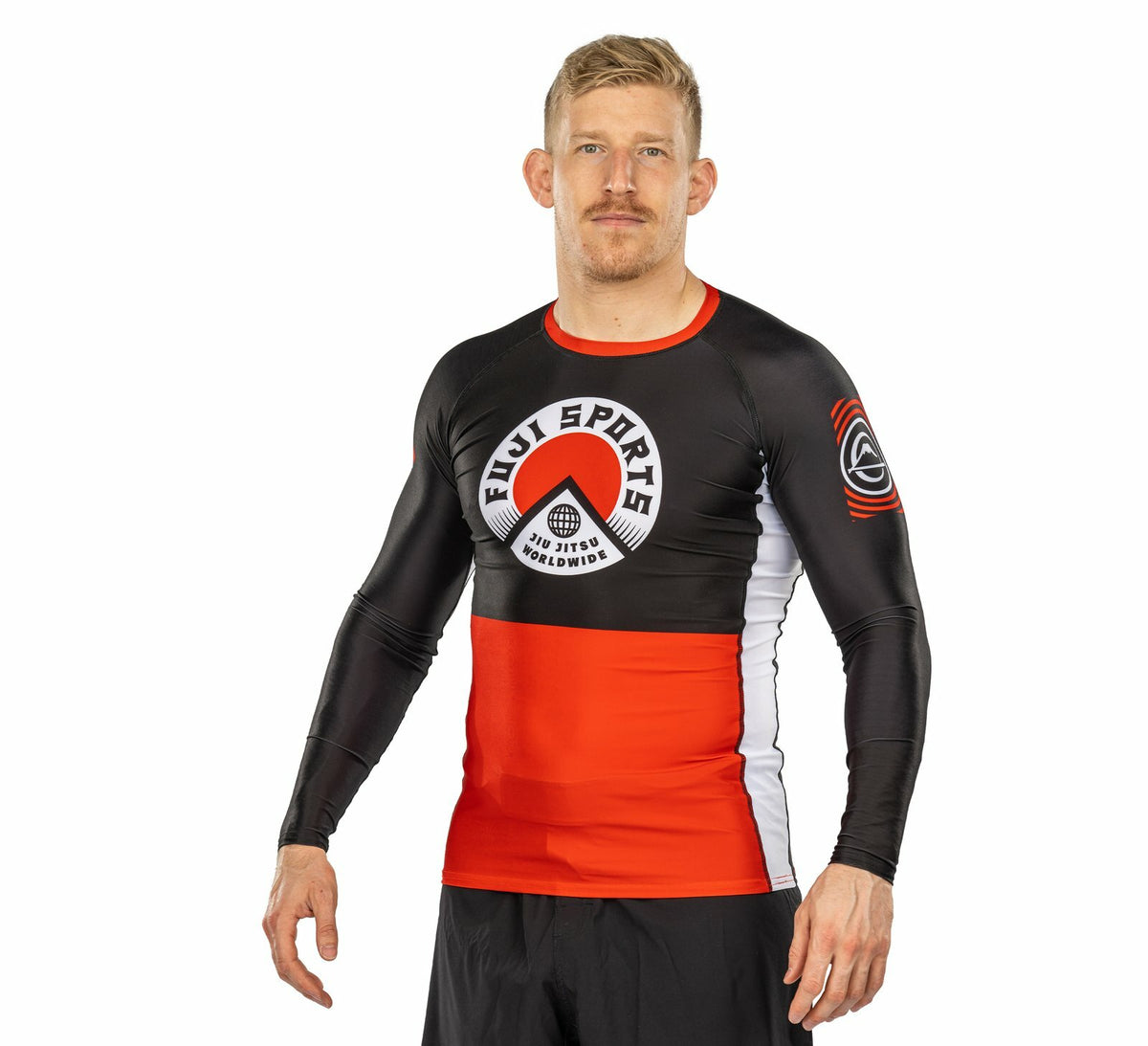 Heritage MMA Long Sleeve Rashguard Black for BJJ & Grappling