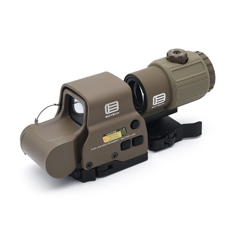 Holographic Magnifier Combo for Firearms with Red & Green Reticle, 3x Magnification