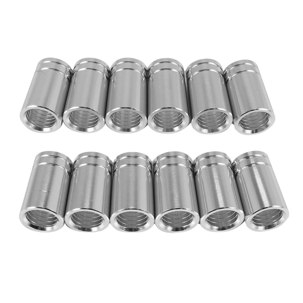 12 Pack Aluminum Ferrules .370 for Golf Iron Shafts Club Accessories