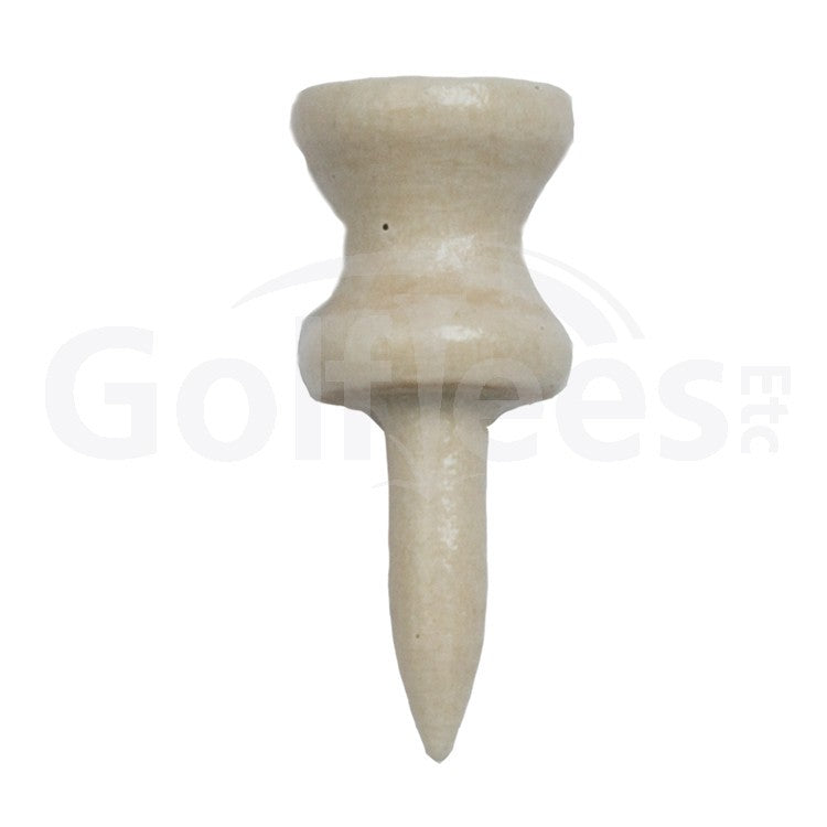 High-Quality Wooden Golf Tees 1 Inch - Pack of 100 Step Down Tees for Consistent Tee Shots