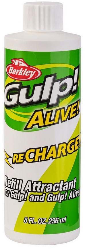 Berkley Gulp! Alive Recharge Liquid 8oz Fish Attractant for Soft Plastics