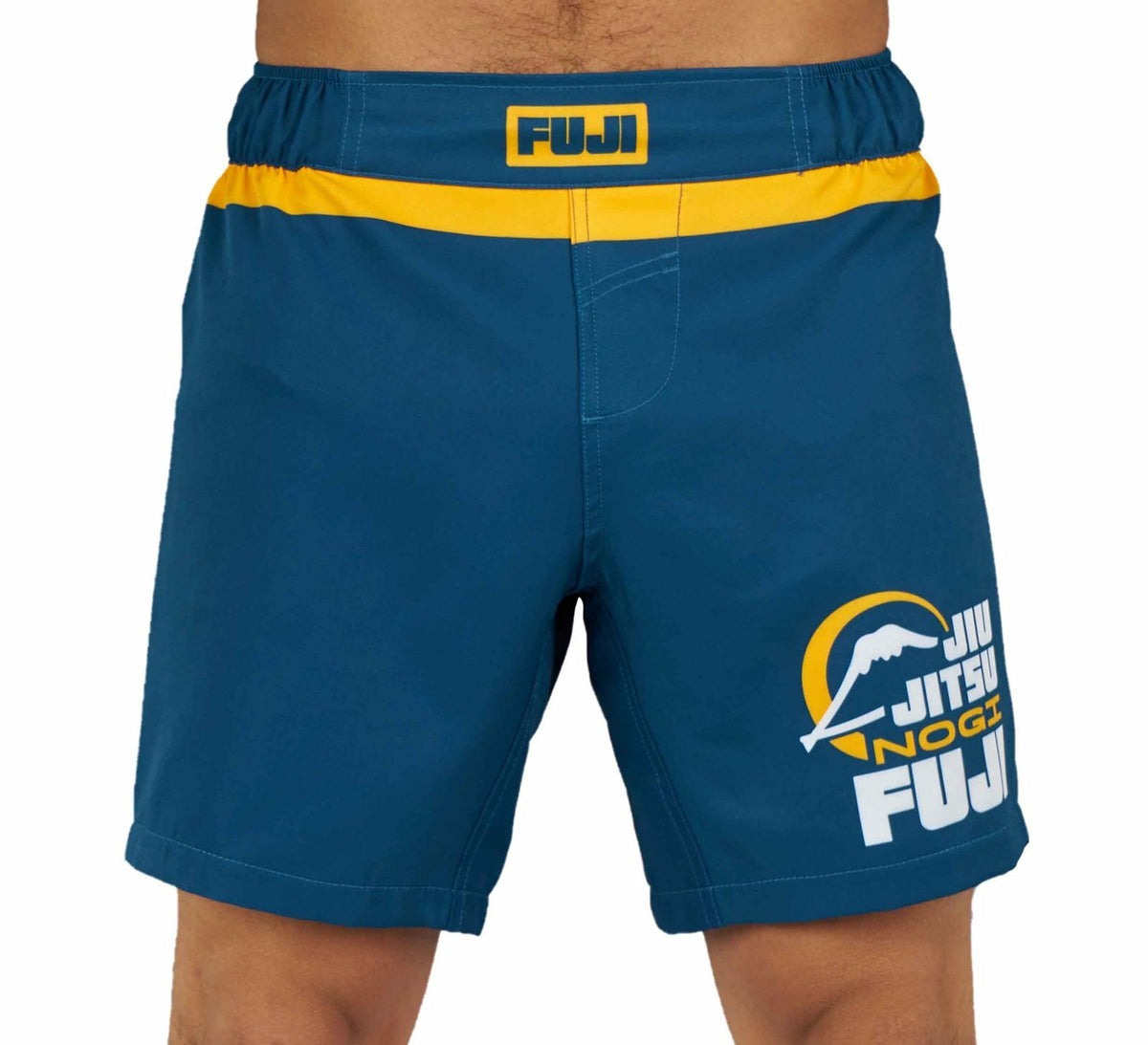 Grappling Fight Board Shorts for MMA BJJ No Gi Competition - Navy Blue