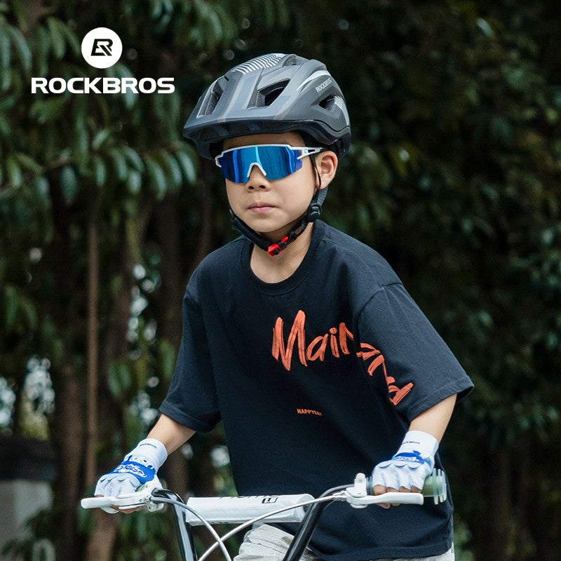 Kids Polarized Sport Sunglasses UV400 Goggles with Full Screen Color Coating