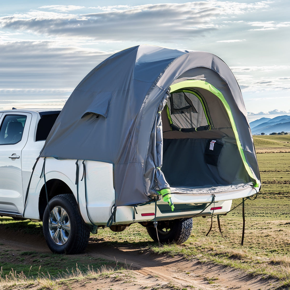Waterproof Truck Bed Camping Tent for 2-3 People 5.5-6.0 ft Bed