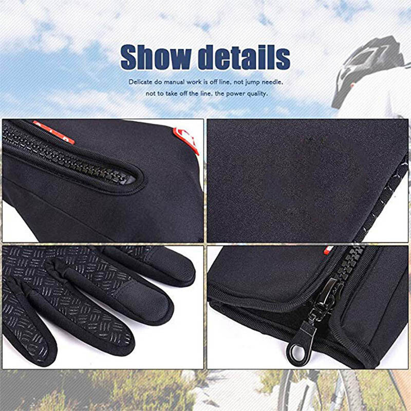 Winter Waterproof Windproof Cold Gloves for Men and Women - Snow Motorcycle Riding & Driving