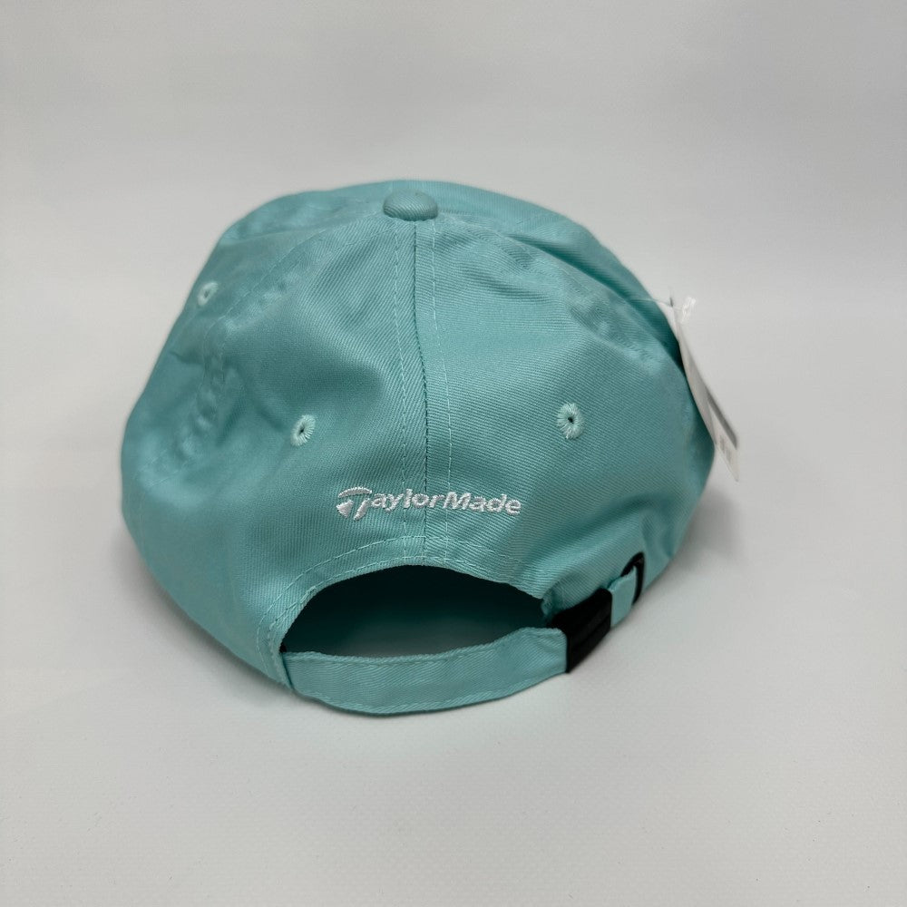 Women's Adjustable Golf Hat with UV Protection - Green, Rear Logo