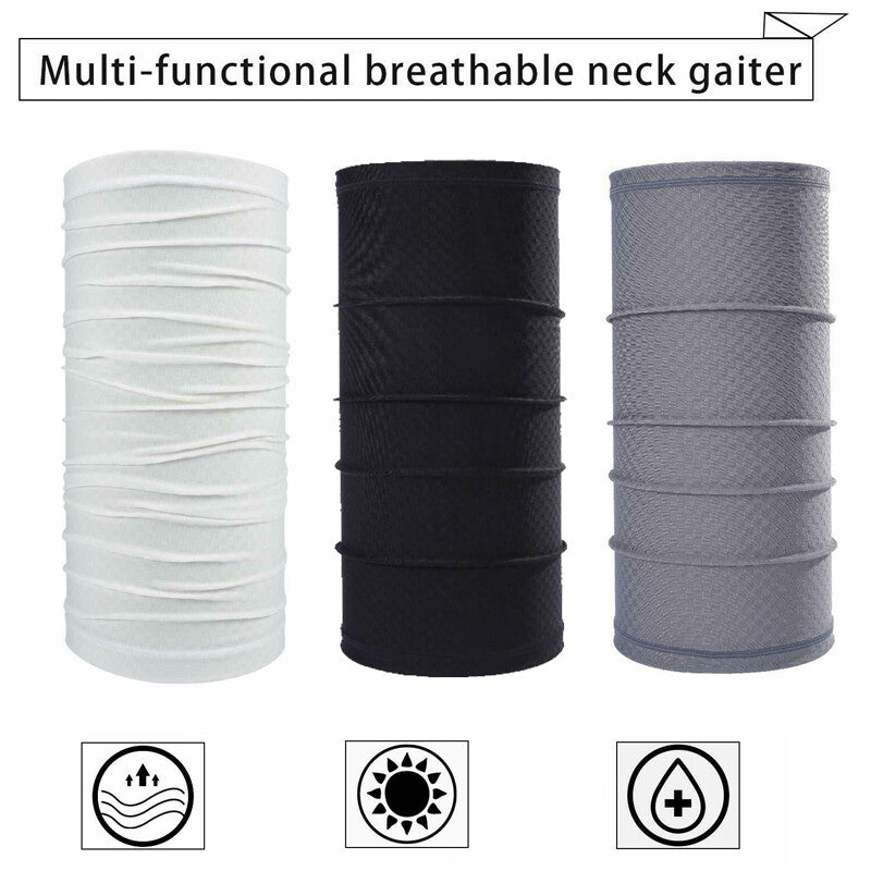 Outdoor Neck Gaiter Face Mask with Sun Protection & Cooling Fabric