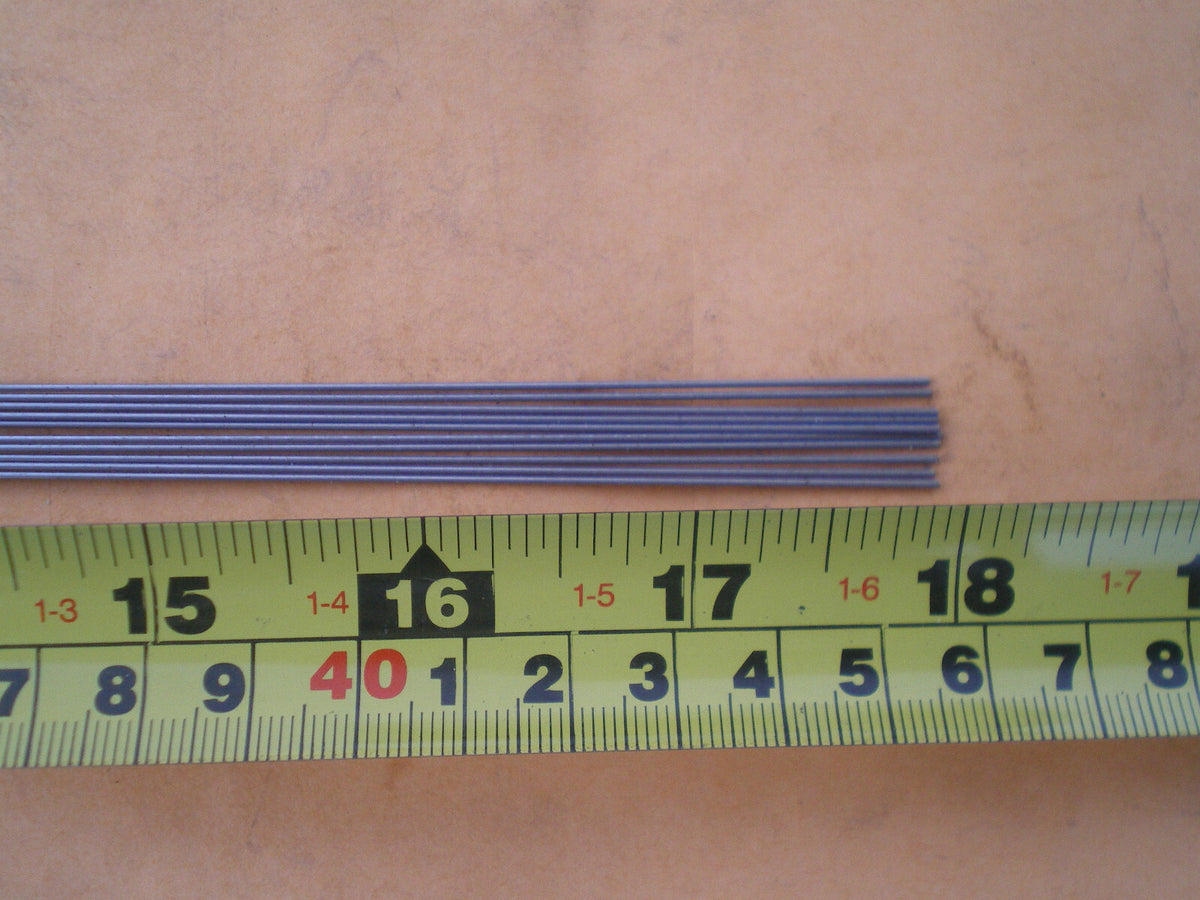 25 Stainless Steel Fishing Lure Shaft Wire 0.035 x 18 Inch