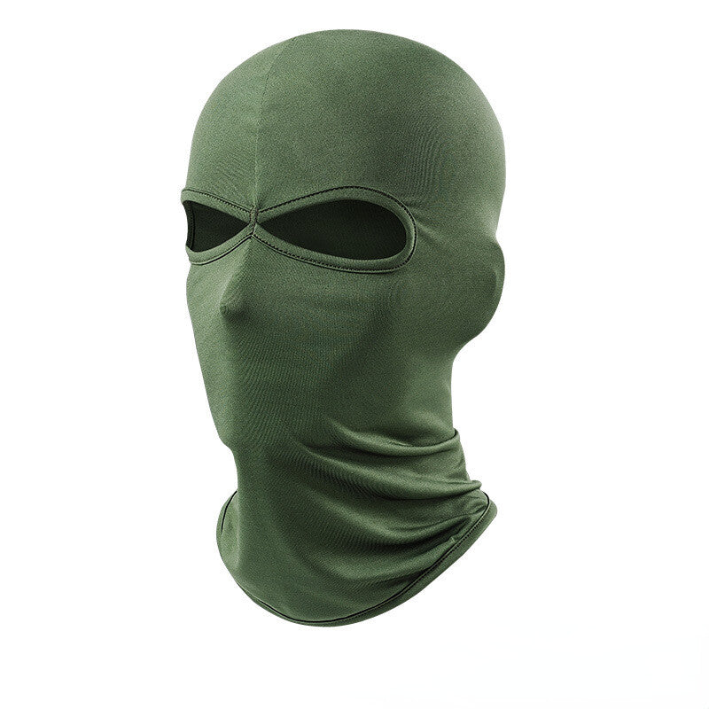 Unisex Ski Face Mask with 2 Holes UV Windproof Breathable Balaclava
