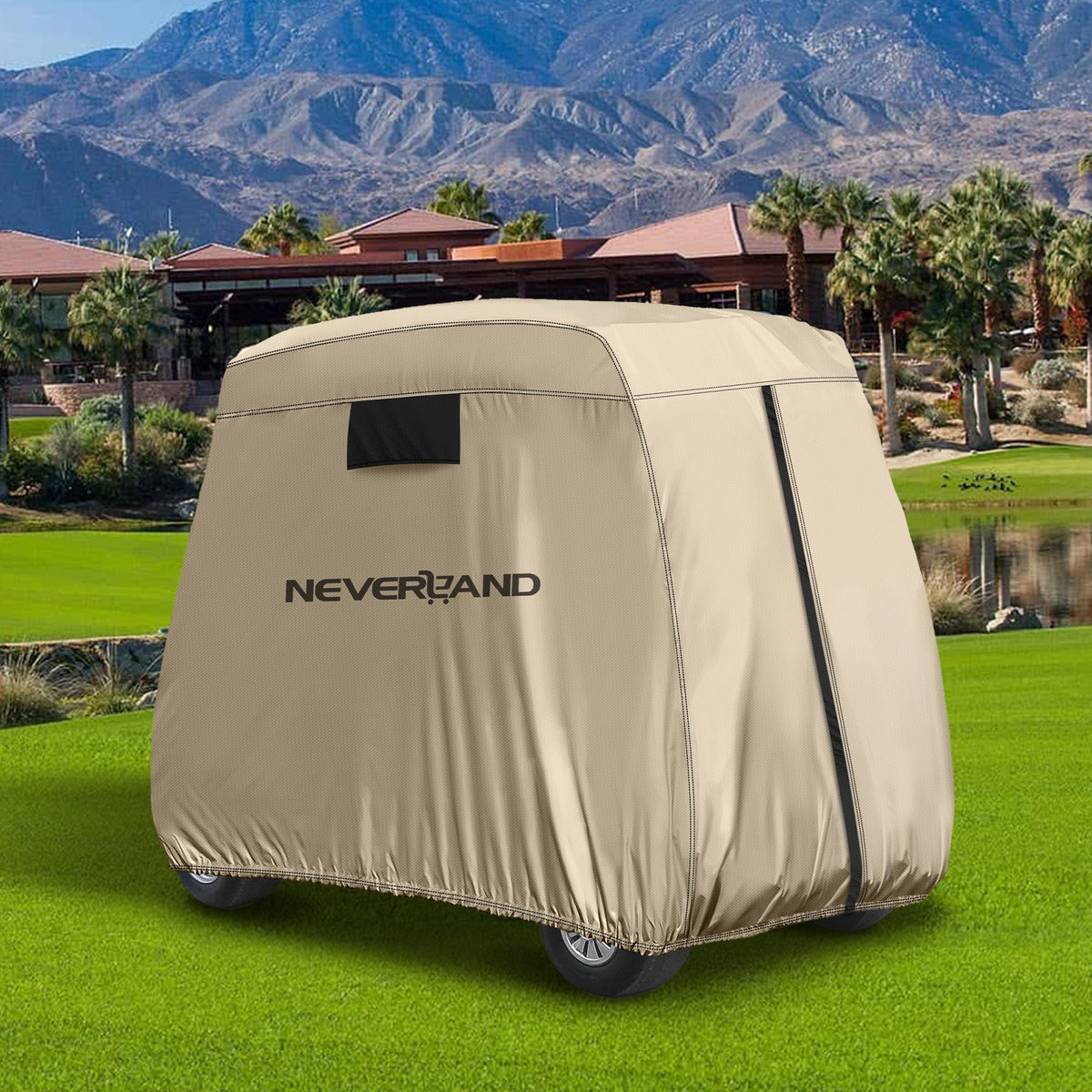 Heavy Duty Waterproof Golf Cart Cover for EZGO Club Car Yamaha 4 Passenger