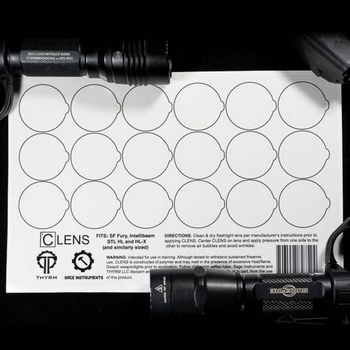 Gun Light Lens Protectors for Firearms - Made in USA, Multiple Sizes