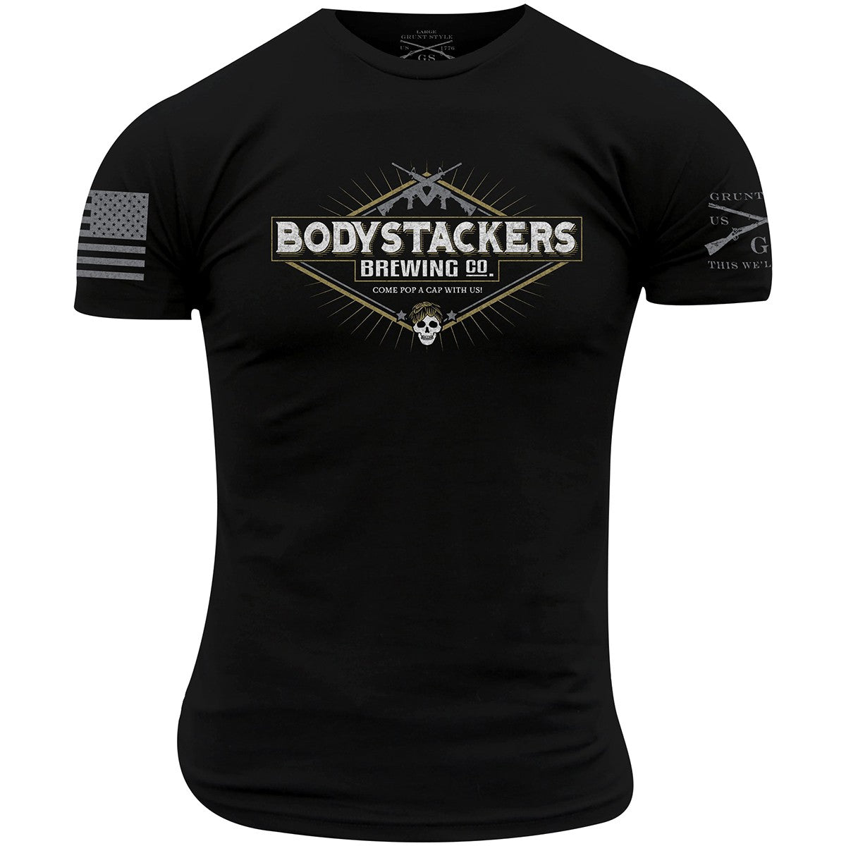 Grunt Style Bodystackers T-Shirt - Medium, Black