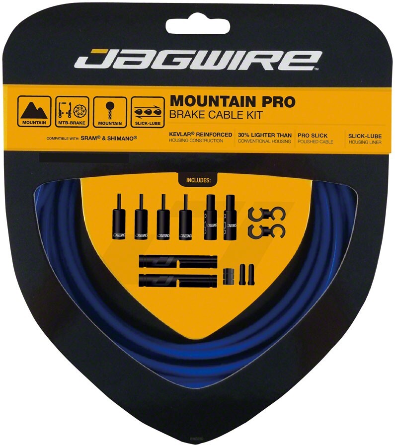 Jagwire Mountain Pro Brake Cable Kit for MTB - All Colors