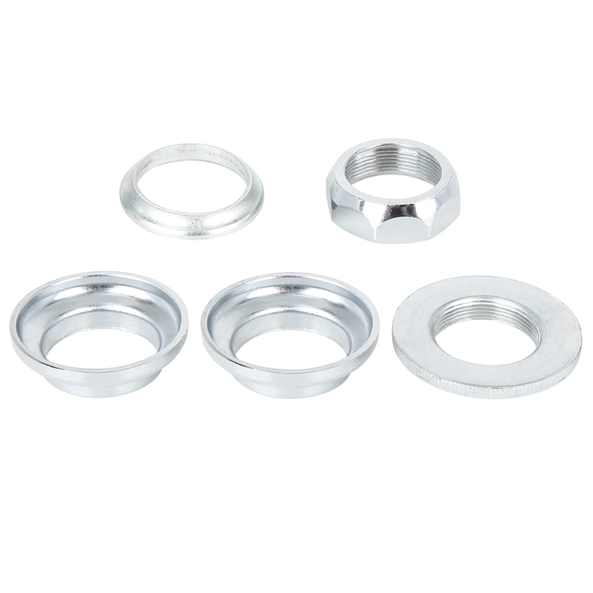 Bike 1-Inch 7-in-1 Steel Threaded Headset Set Sealed Bearings Replacement