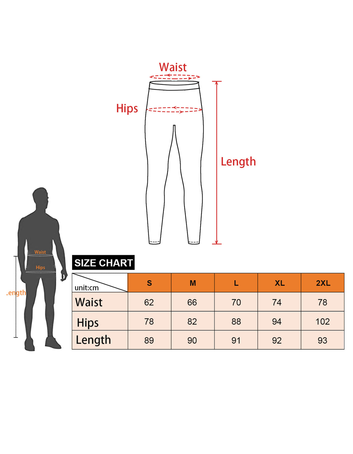 Men's Thermal Compression Pants Base Layer for Workout & Outdoor Sports