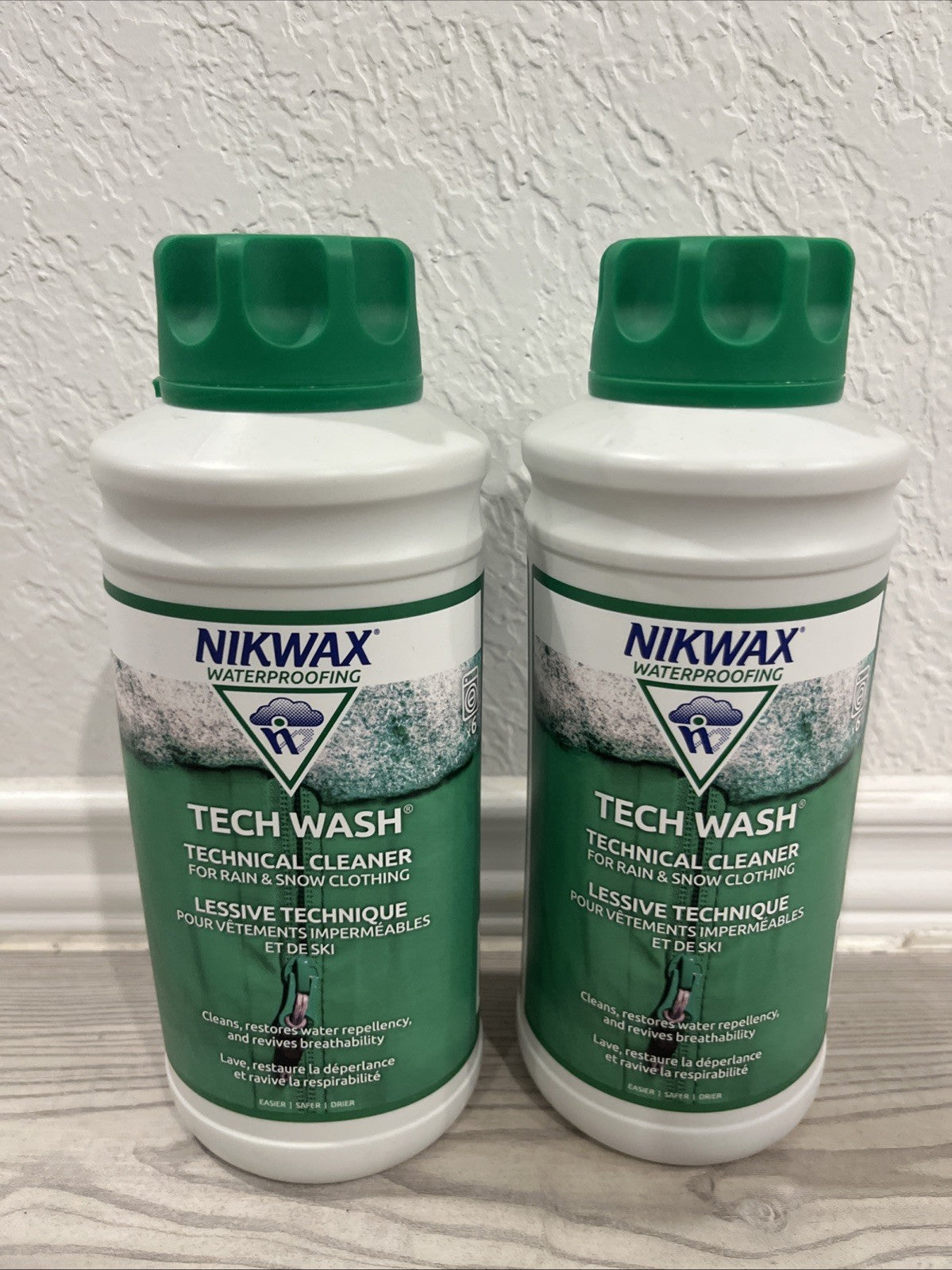 Nikwax Tech Wash 34 Fl Oz Waterproof Outerwear Cleaner - Pack of 2