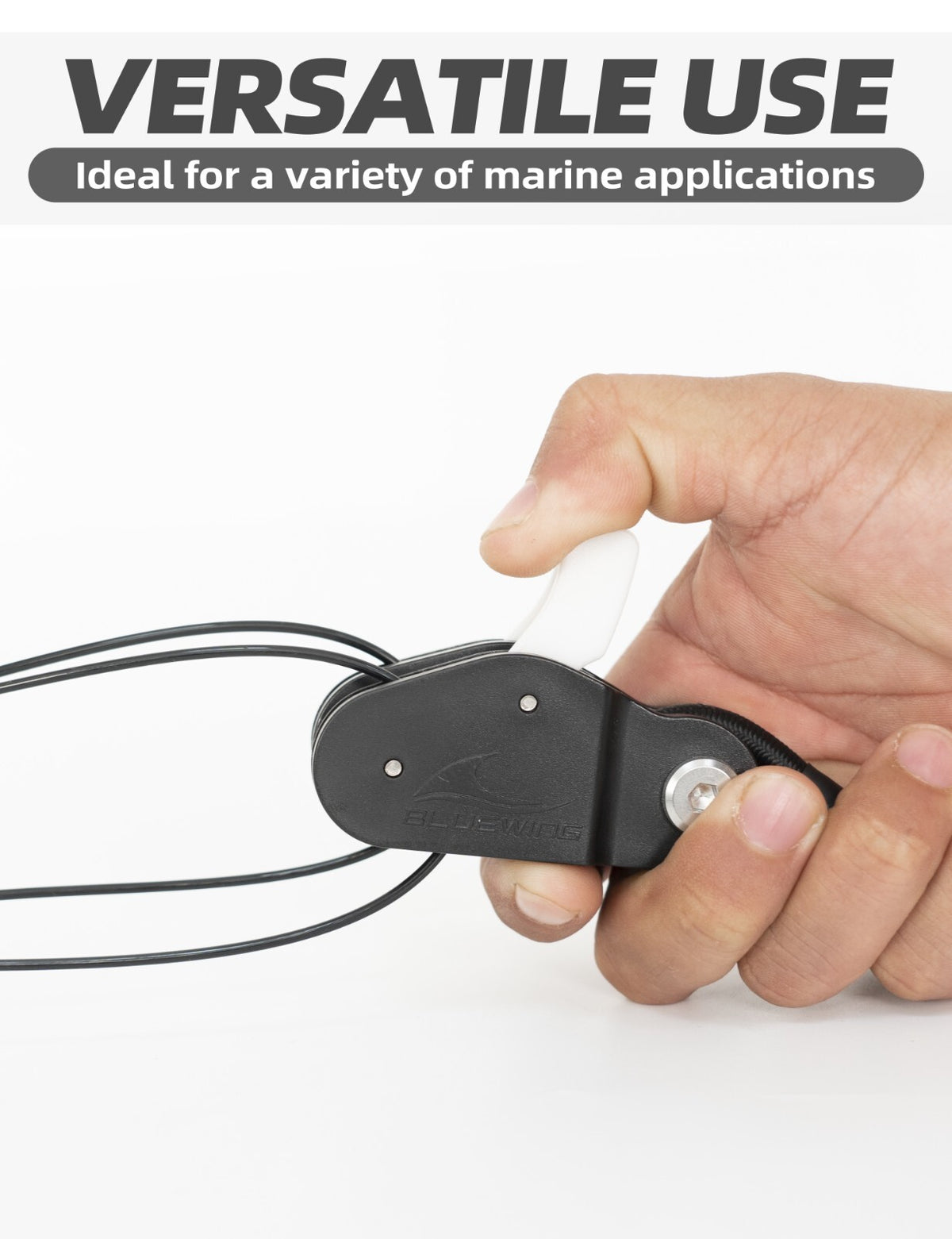 Outrigger Halyard Lock Pulley - Single, Double, Triple Load Control