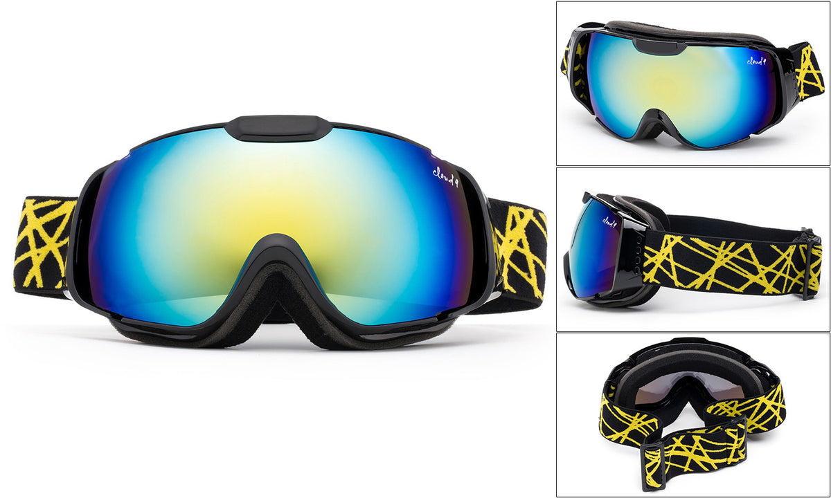 Kids Snow Ski Goggles Dual Lens Youth Ski Goggle with Pouch - Multiple Colors