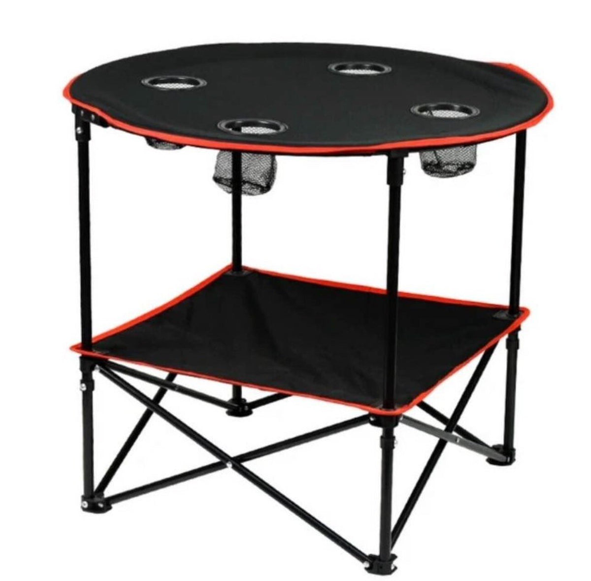 Lightweight Foldable Camping Table with Carry Bag, 28x28 Inches, Outdoor Picnic & Beach
