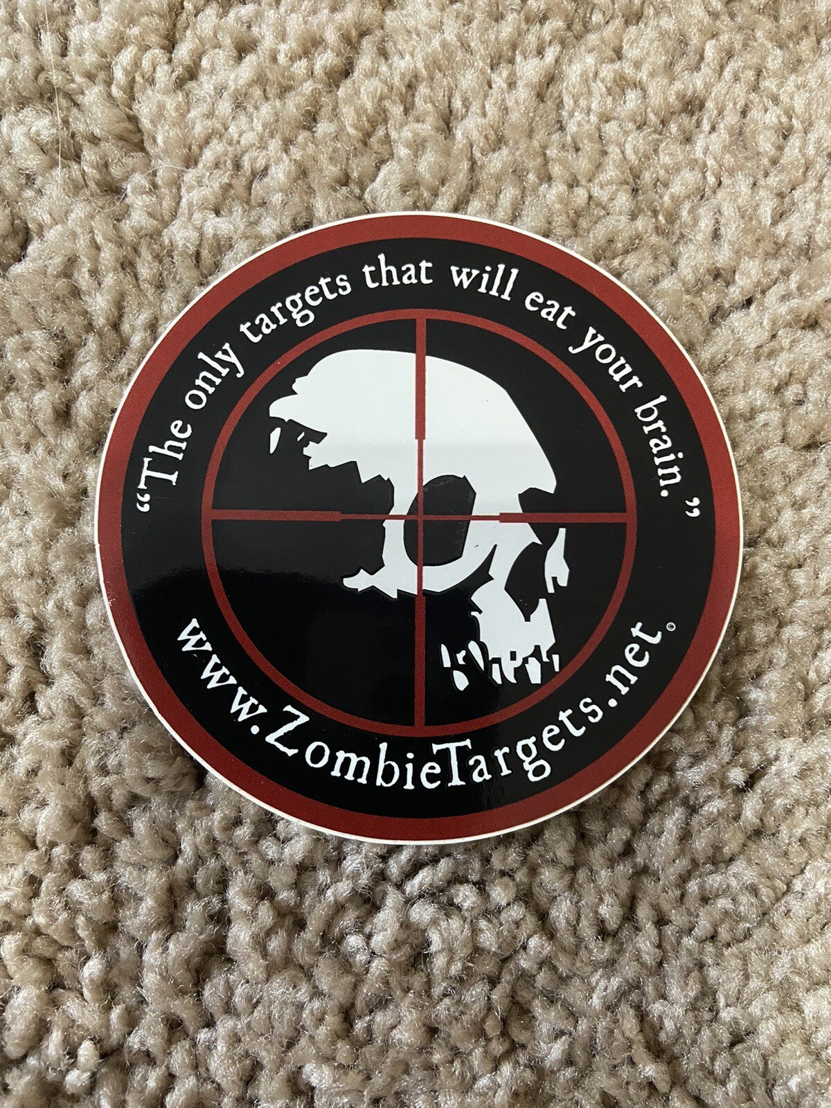 Zombie Targets Sticker Decal for Shooting & Hunting Practice - Weatherproof