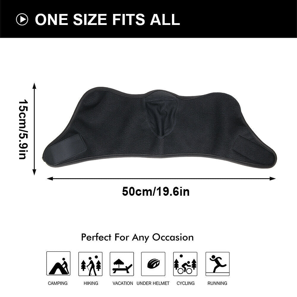 Winter Ski Face Mask Windproof Fleece Half Face Cover for Cold Weather