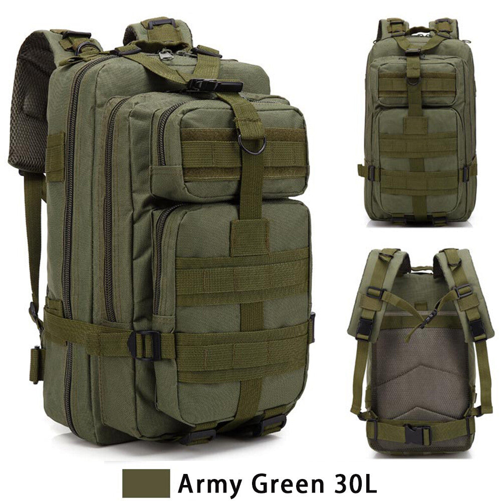 45L Military Tactical Backpack Large Army Assault Pack Molle Rucksack