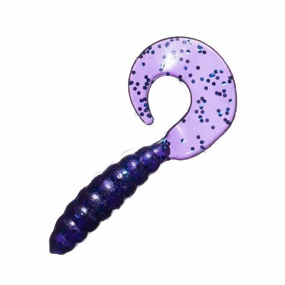 Artificial Soft Plastic Grubs for Fishing - 2 Inch, 100 Pack, Multiple Colors