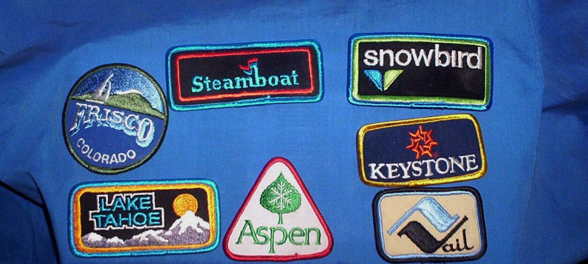 Ski Patch Frisco Colorado Snowboard Iron-On or Sew-On 3 Inch