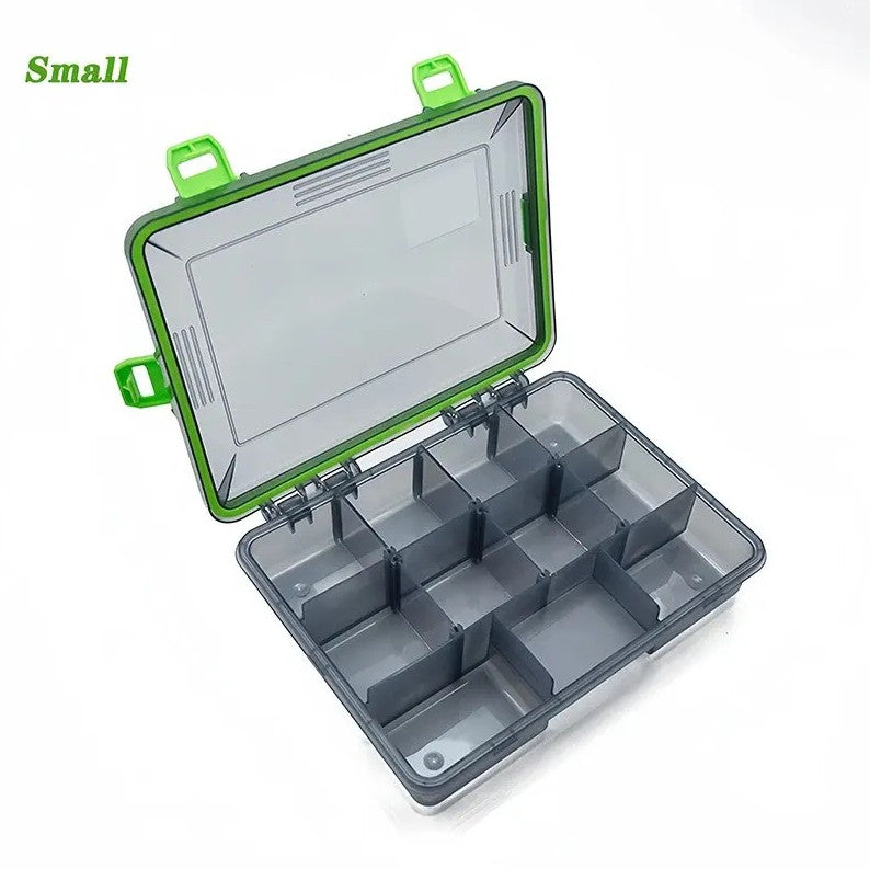 Large Capacity Fishing Tackle Box Organizer for Hooks Lures and Bait Storage