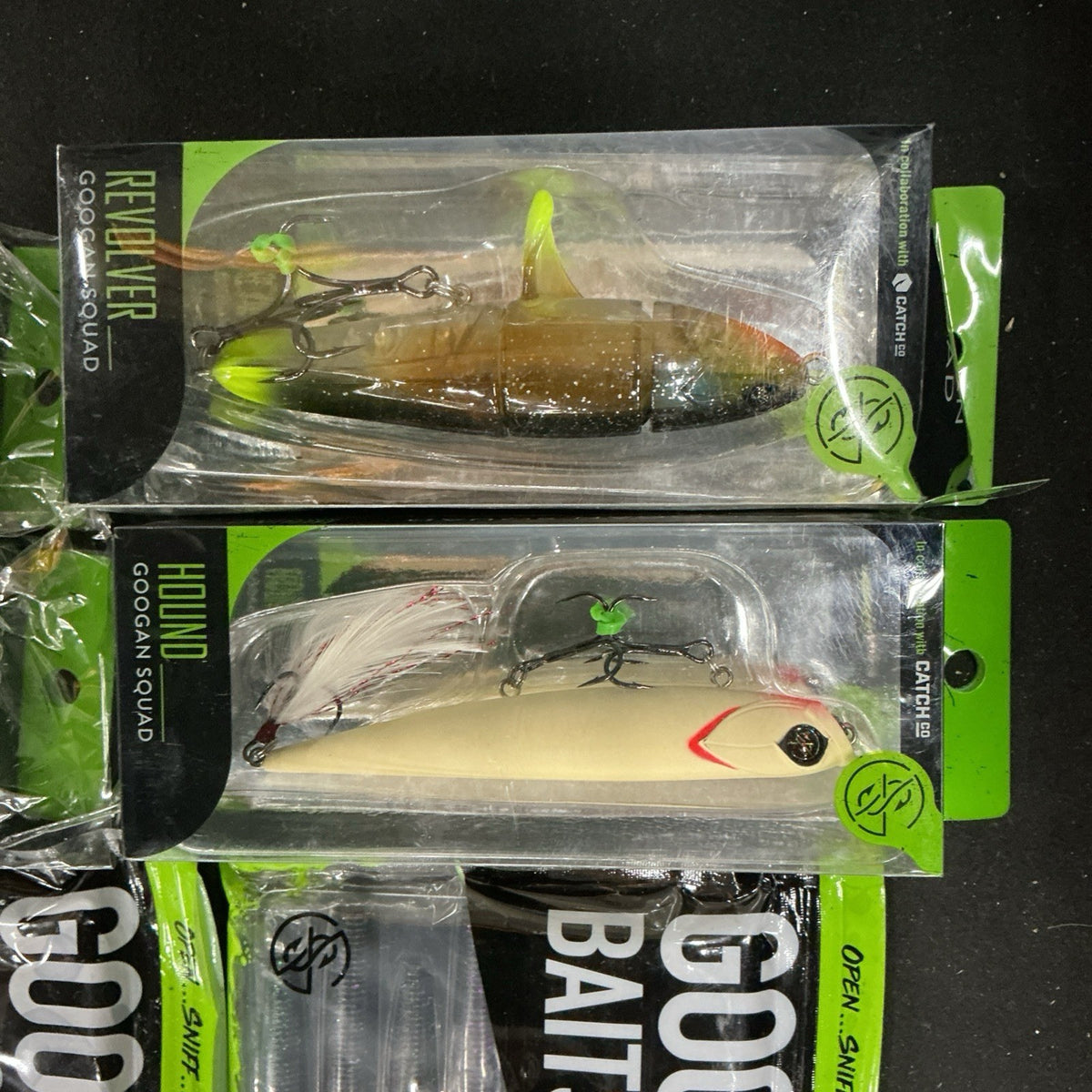 12-Pack Fishing Lure Set with Hard, Soft Plastics, Jigs & Hooks