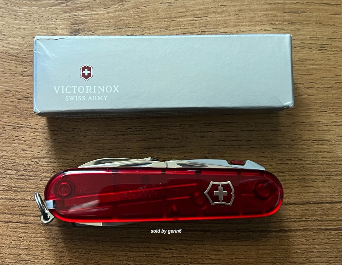 Victorinox Swiss Army Knife Spartan Lite Red Translucent 15-Tool Multi-Tool