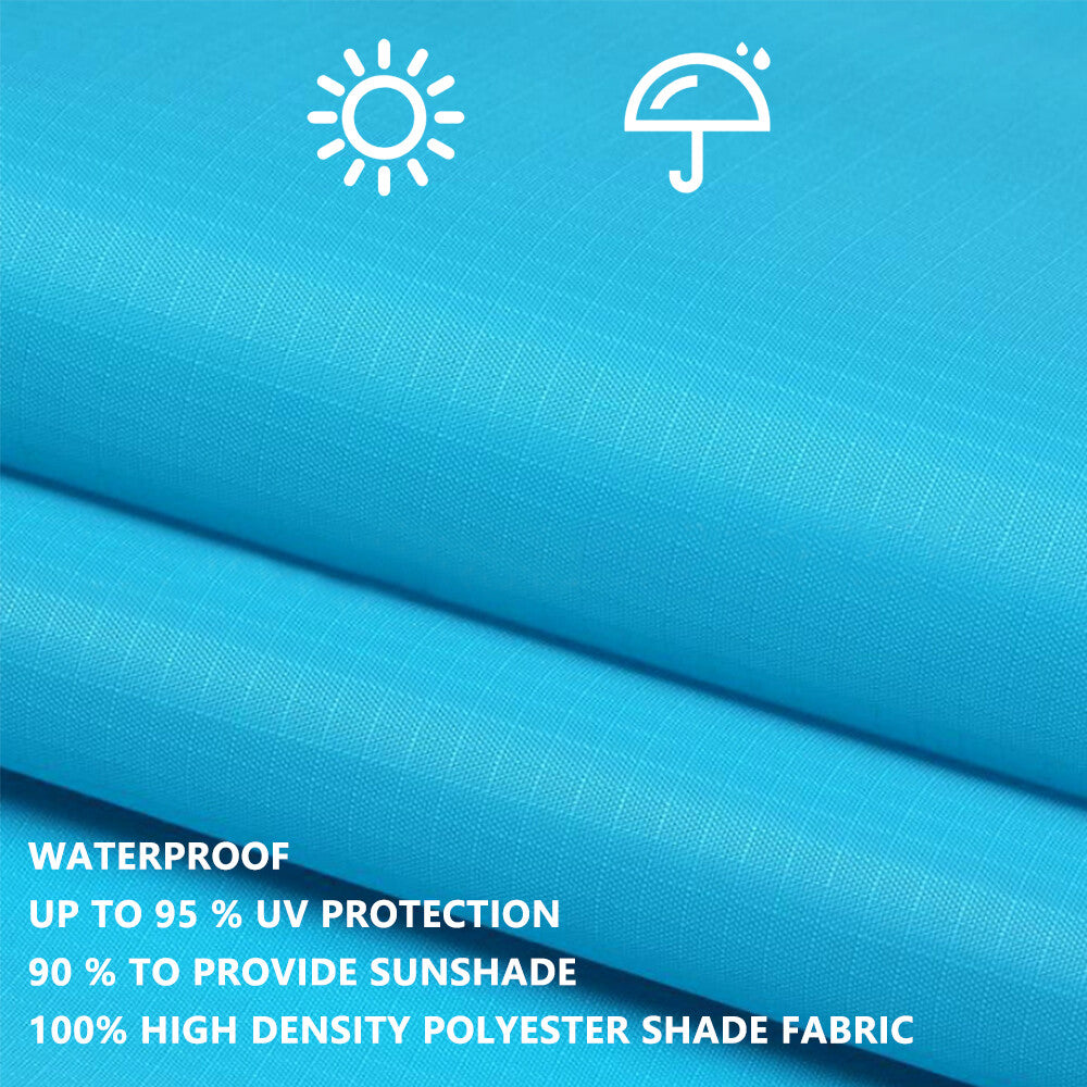 Waterproof Camping Tarp Shelter Rain Fly 10x10 ft for Outdoor Use