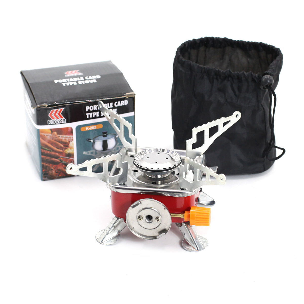Portable Camping Gas Stove 2800W with Carrying Bag Outdoor Cooking Equipment
