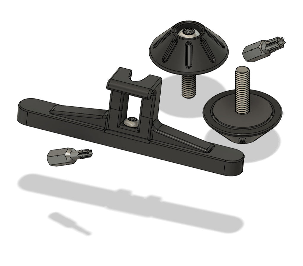 Tamper Proof Lock Kit for Garmin Echomap UHD Fishfinder - Waterproof Security Accessory