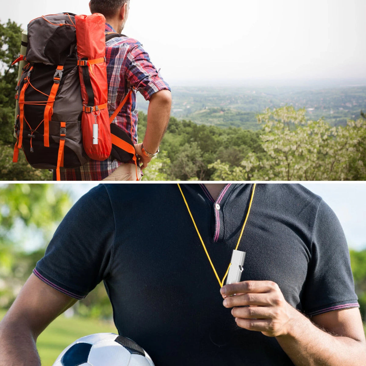Emergency Survival SOS Whistle Keychain - Loud 120dB Waterproof Outdoor Camping Hiking
