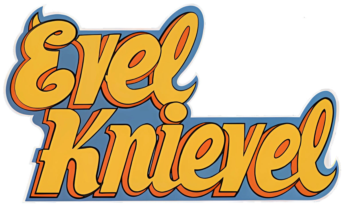 Evel Knievel Sticker Decal - 3 Inch Vinyl Wall or Surface Decor