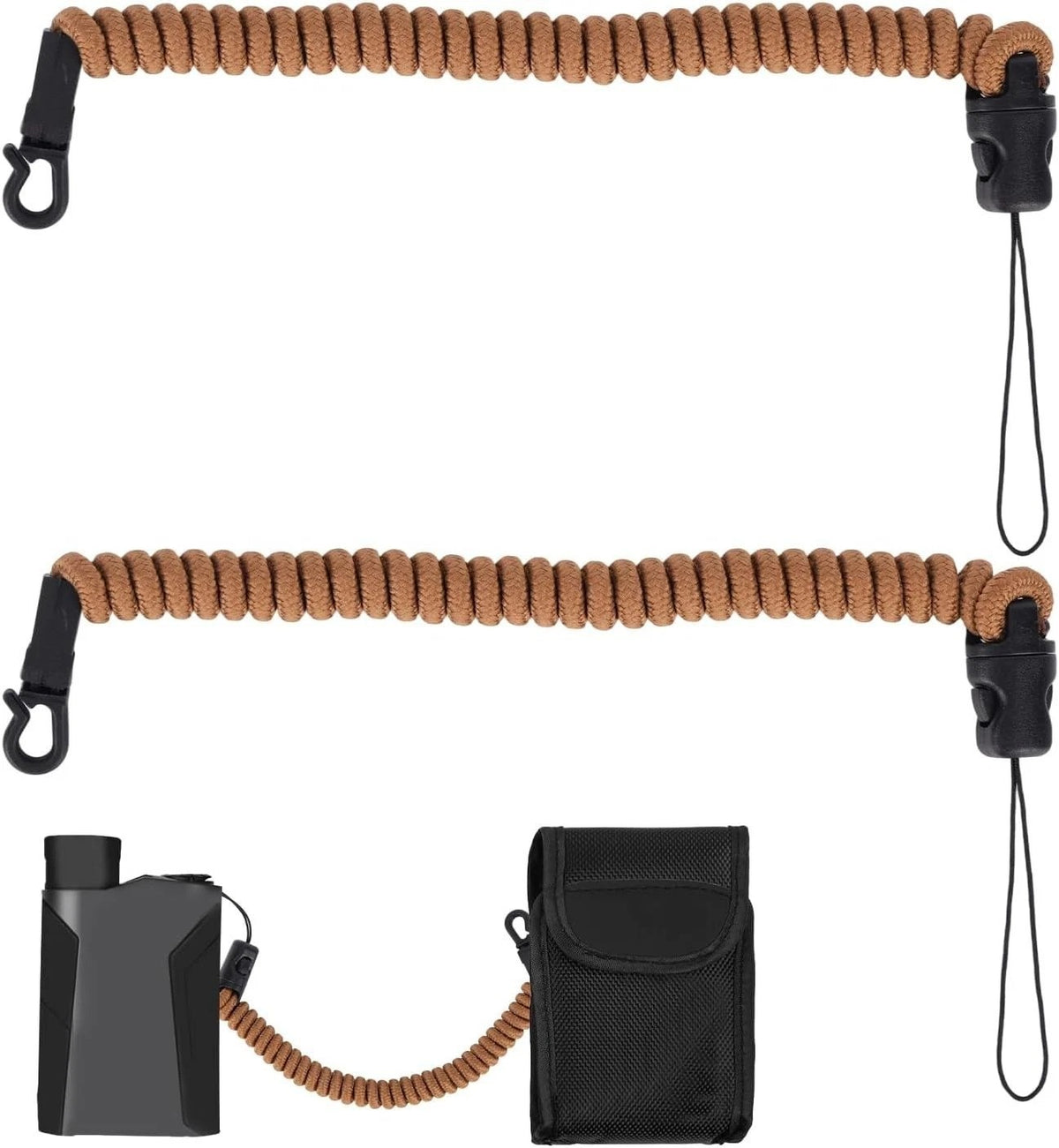 Outdoor Rangefinder Lanyard 2-Pack Retractable Tether for Hunting Fishing Hiking