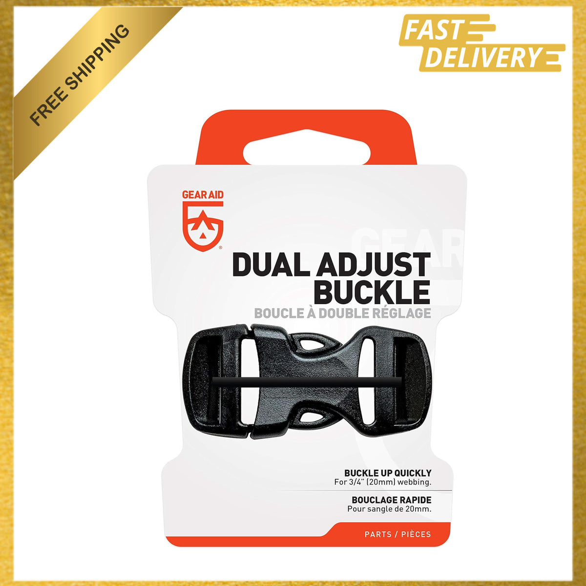 Plastic Replacement Buckle Kit for Backpacks & Gear - Multiple Sizes